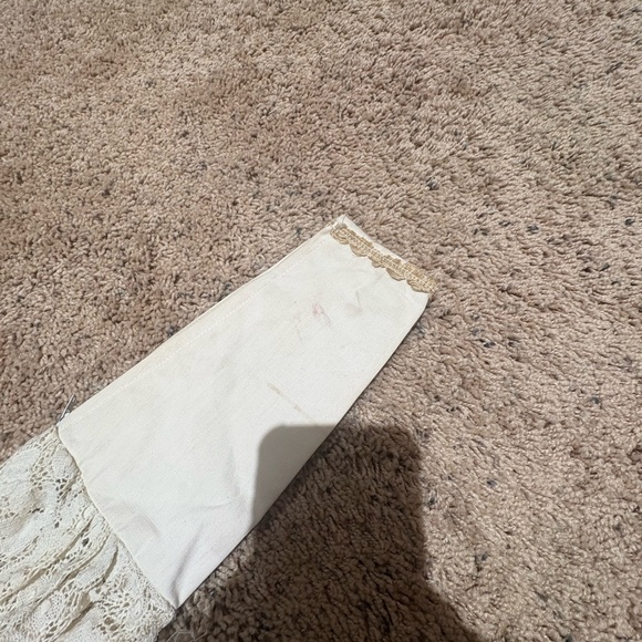 Vintage 70s Gunne Sax Jessica Cream Maxi Dress Size 7 Renaissance For Repair - Picture 14 of 15